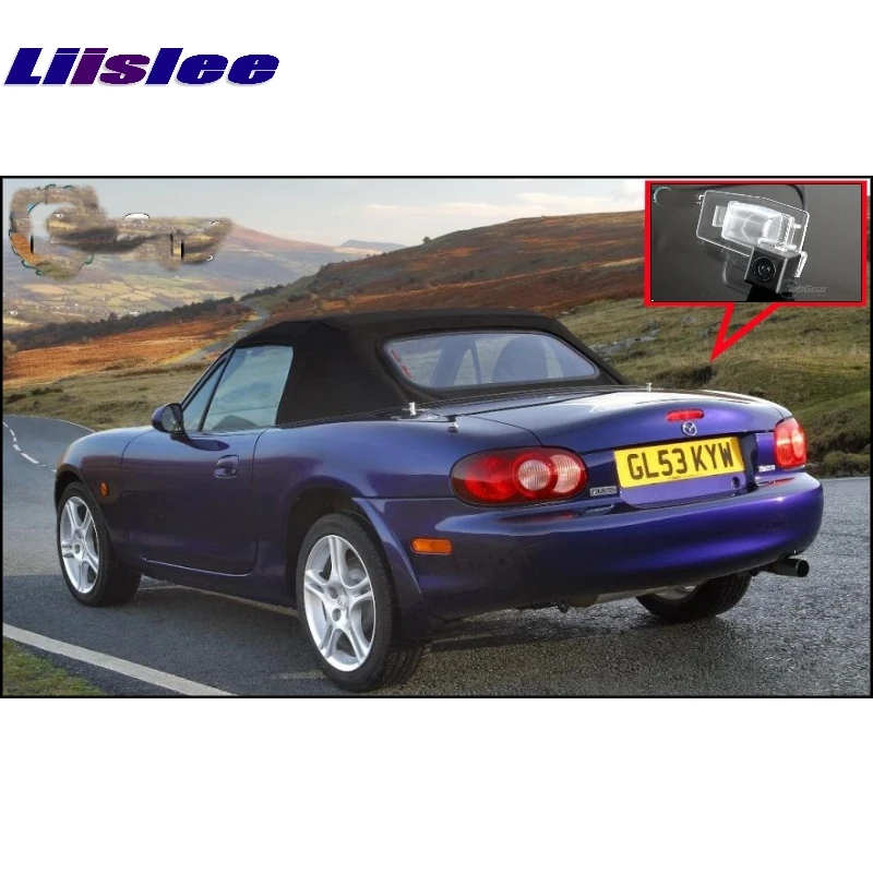 Liislee Car Rear View Camera Per Mazda Mx5 Mx-Mx-5 Miata Nb Mk2 1998 ~ 2005 Night Vision Rear Look Back Up Ccd Backup Cam Fotocamera