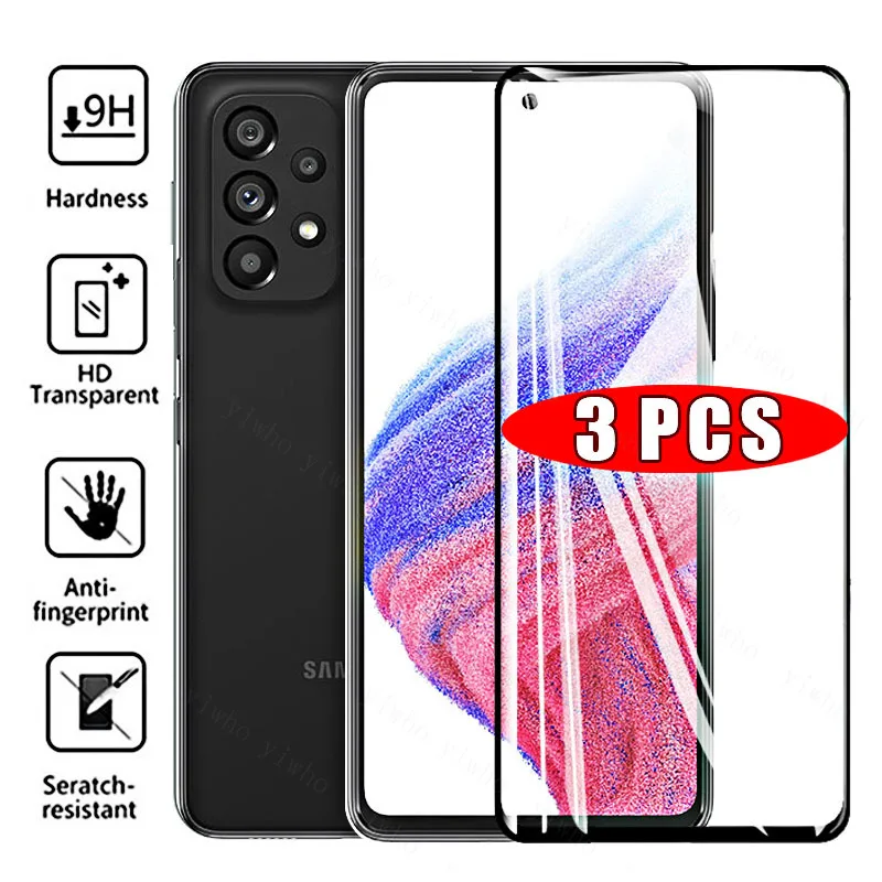 Per Samsung Galaxy A53 5G 6.5 "Vetro Per Samsung A53 Proteggi Schermo Vetro Temperato Acceso Per Samsung A53 A73 A72 A52 A52S 5G Film