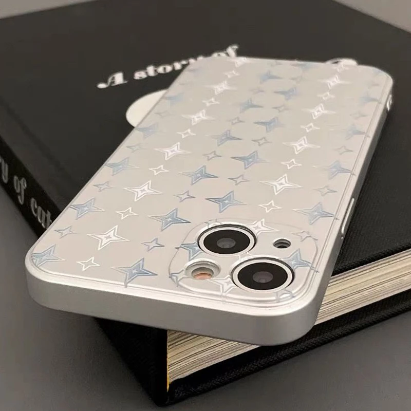 Custodia Per Telefono Starlight Argento Elettrolitico Seiko Per Iphone 15 13 11 12 14 Pro Xr Xs Max 8 X Plus Se 13 Pro Cover Per Ragazza Carina