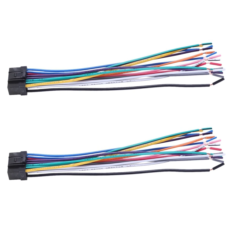 2X Car Cd Radio Audio Stereo Connettore Cablaggio Standard Cavo Adattatore Cavo Per Alpine 9887