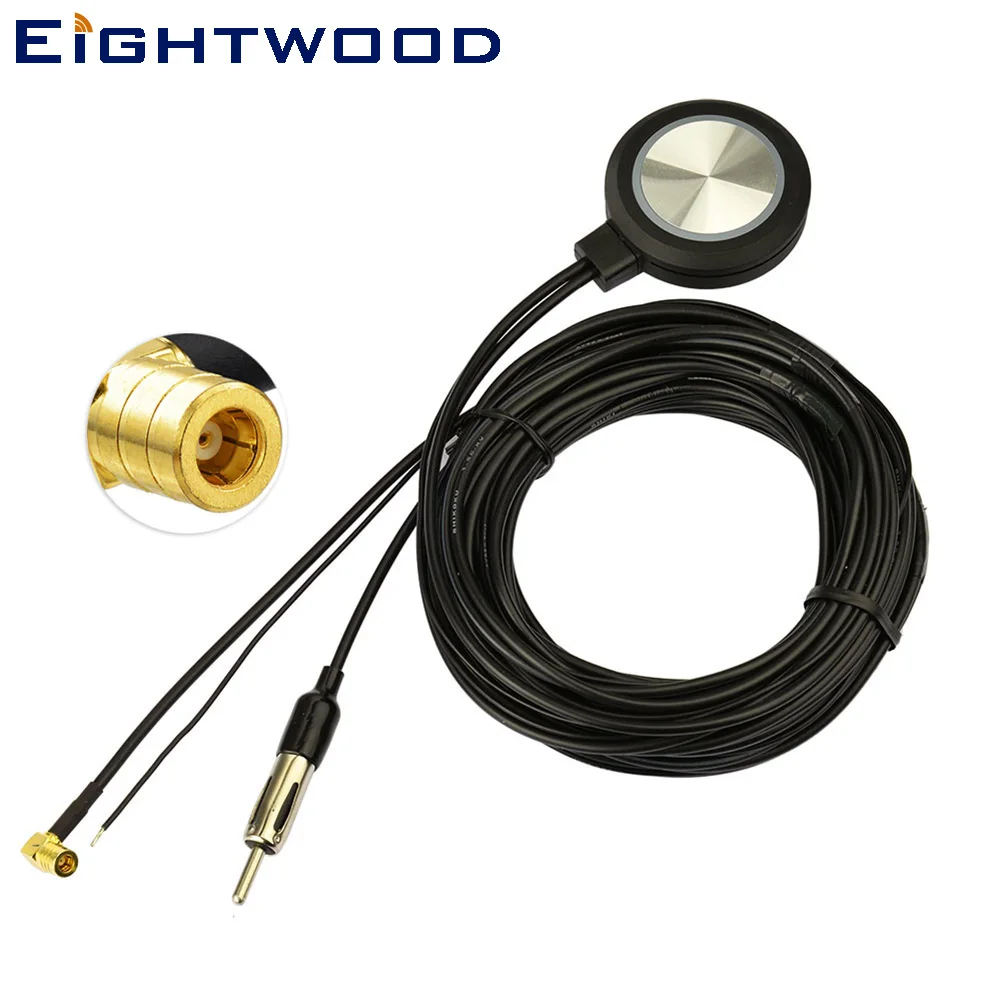 Eightwood Dab Antenna Per Auto Sintonizzatore Radio Digitale Stereo Dab Fm/Am Radio Antenna Per Montaggio Interno Auto Per Alpine Jvc Kenwood Pioneer
