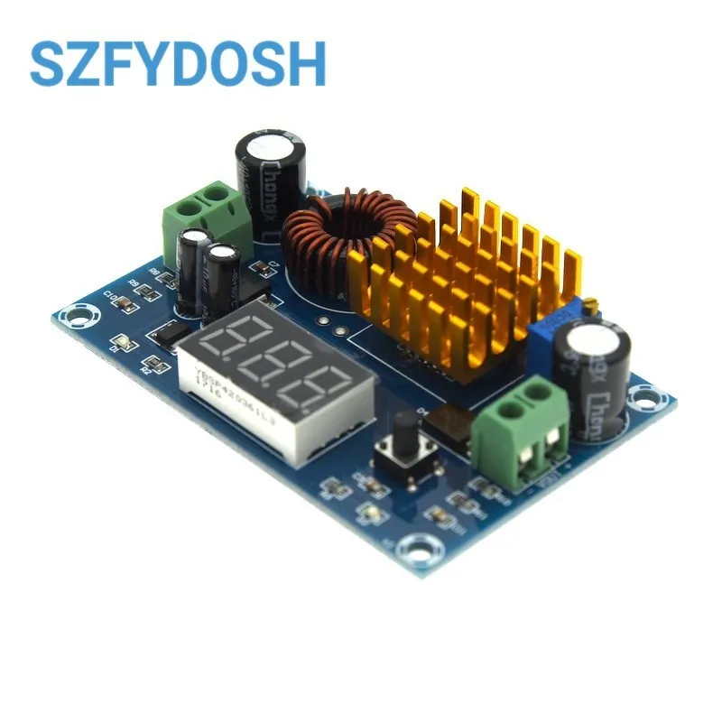 Xh-M411 Dc 3V-35V A Dc 5V-45V Boost Module Voltmetro Digitale Dc-Dc Step Up Module Boost Converter Board 5A Power Regolabile