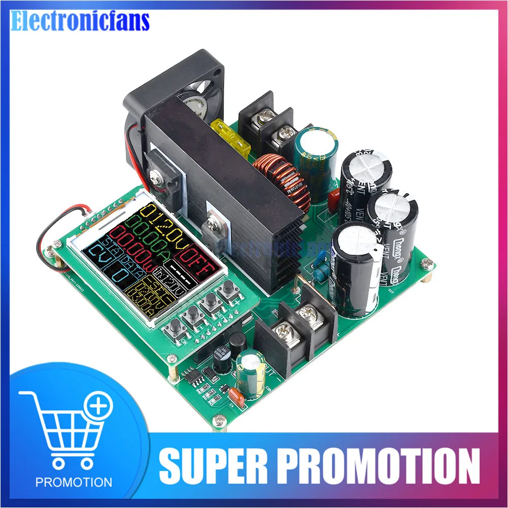 Bst900W Led Display Control Boost Converter High Precise 9-60V A 10-120V Dc Converter Step Up Power Supply Module Regulator