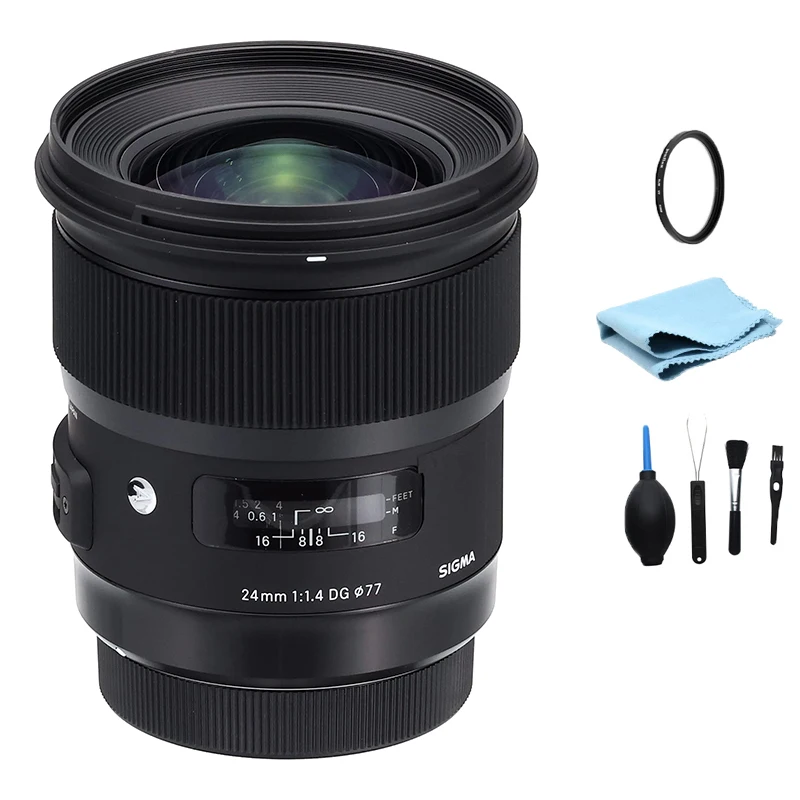 Sigma 24Mm F1.4 Dg Hsm Art Full Frame Obiettivo Con Messa A Fuoco Fissa Ad Ampia Apertura Per Canon Nikon Sony 24 1.4 (Usato)