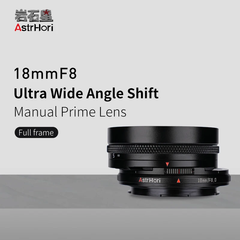 Astrhori 18Mm F8 Tilt Shift Full-Frame Ultra Grandangolare Starry Sky Scene Lens Per Sony E Mouth Canon Rf, Nikon R Z Single