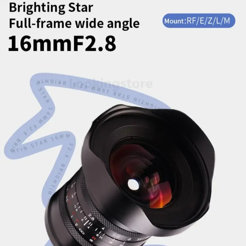 Brightin Star 16Mm F2.8 Obiettivo Full Frame Grandangolare Starry Sky Scene Lens Per Leica M Canon Rf Sony E Fe Nikon Z Sigma L Mount
