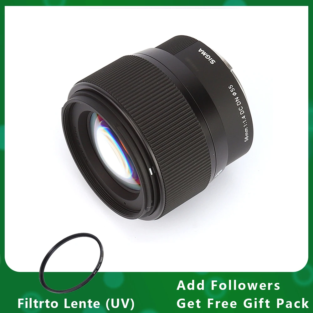 Sigma 56Mm F1.4 Obiettivo Dc Dn Contemporaneo Per Sony E Mount Fujifilm X Mount Canon Ef-M Mount L Mount