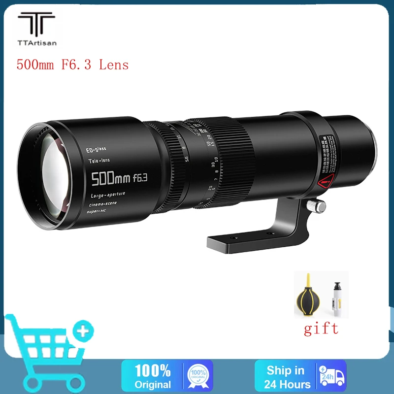 Ttartisan 500Mm F6.3 Teleobiettivo Obiettivo Full Frame Obiettivo Fotocamera Full Frame Obiettivo Per Sony E-Mount Nikon Z-Mount Canon Rf-Mount L-Moun