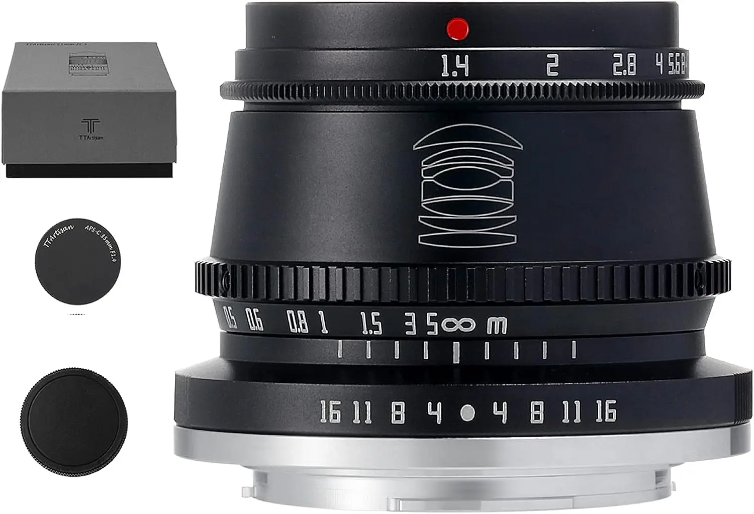 Ttartisan 35Mm F1.4 Aps-C Mf Obiettivo Macro Ad Ampia Apertura Per Sony Fuji Canon Nikon Leica Panasonic