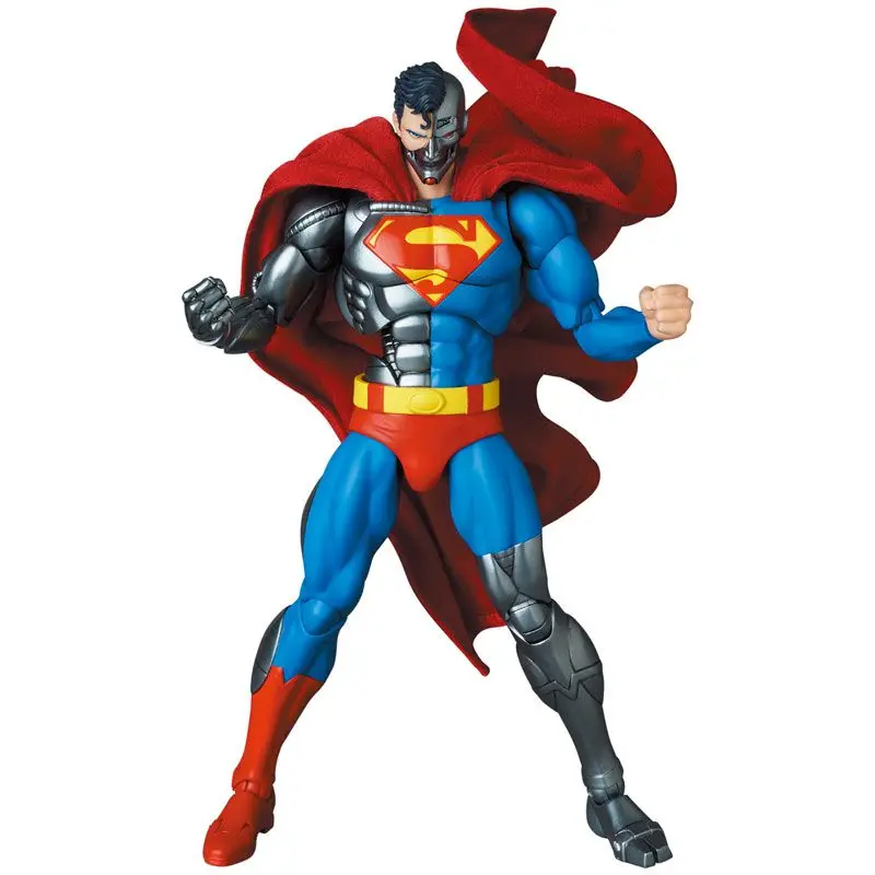 Originale Mafex 164 Cyborg Superman Ritorno Di Superman In Stock Anime Collection Figure Model Toys