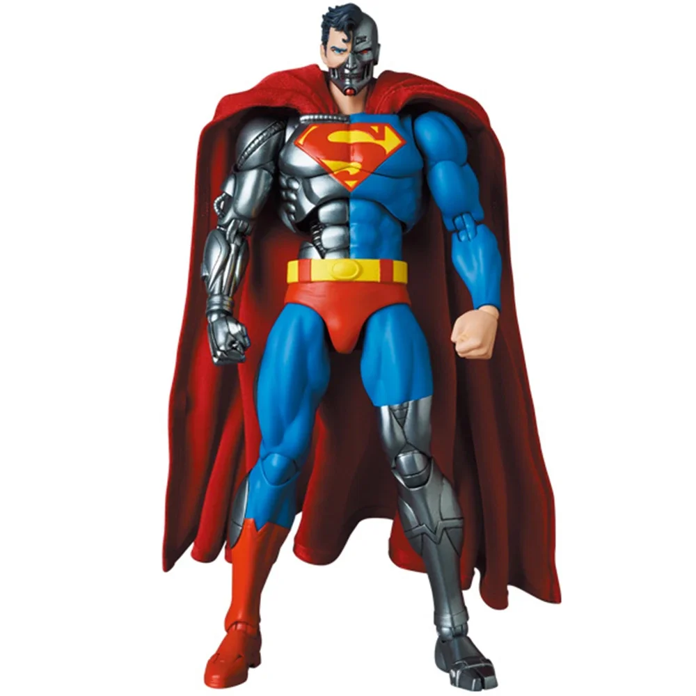Genuine Dc Cyborg Superman Anime Figures Ritorno Di Superman Action Figure Collection Model Kids Toys Regali Di Compleanno