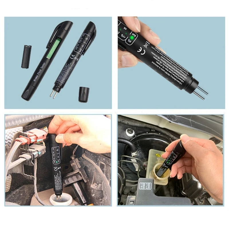 Aggiorna Tester Del Liquido Dei Freni Con 5 Indicatori Led Dot 3 Dot 4 Dot 5.1 Liquido Dei Freni Aos