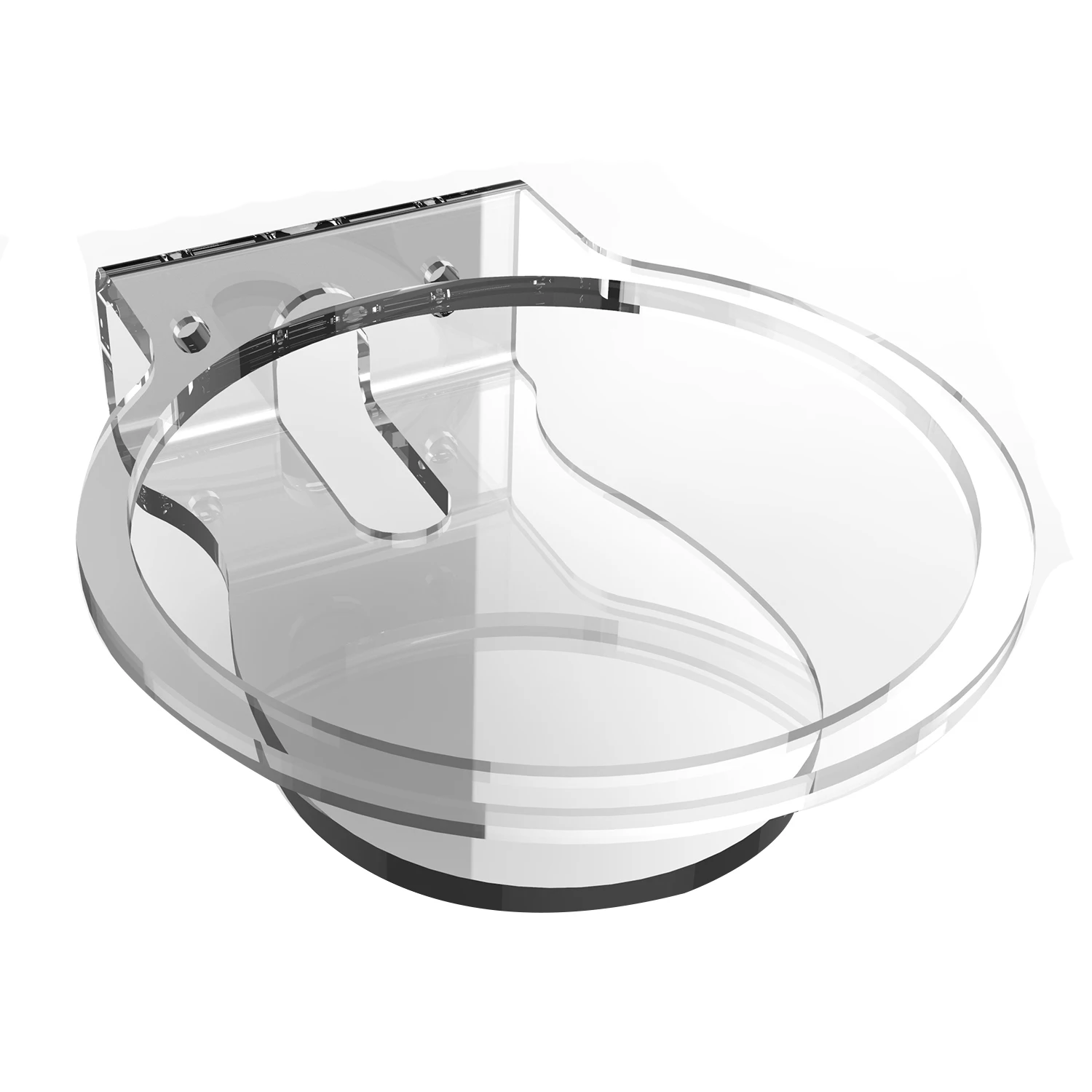 Supporto In Acrilico Per Montaggio A Parete, Ripiano Per Staffa Salvaspazio Per Echo Dot 4 Echo Dot 5