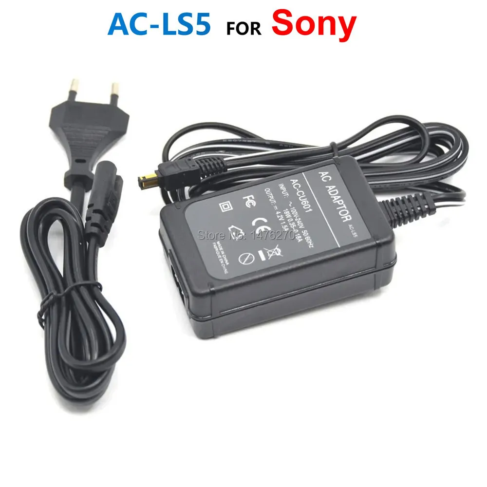 Ac-Ls5 Alimentatore Ca Acls5 Per Fotocamera Sony Dsc-P200 Dsc-P150 Dsc-P10 Dsc-P73 Dsc-T700 Dsc-H9 Dsc-F Dsc-G Dsc-H Dsc-P