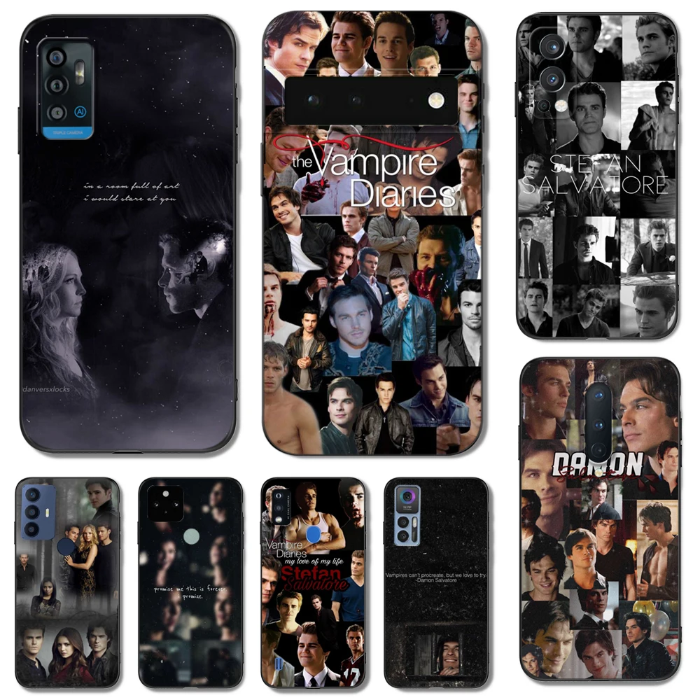 Custodia In Tpu Nero Per Telefono Tcl 20 20L 10 Lite 10L Plus Pro 20E 20R 20Se 20Xe 205 20B 20Y Vampire Diaries Face Makeup