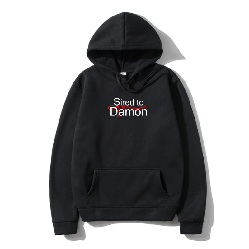 Sired A Damomo Capispalla The Vampire Diaries Inspired Mystic Falls Salvatore Camicette A Buon Mercato Girocollo Da Uomo Con Cappuccio