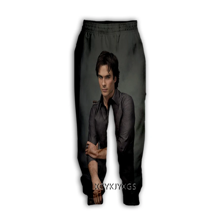 Damomo Salvatore Vampire Diaries Stampa 3D Pantaloni Casual Pantaloni Sportivi Pantaloni Dritti Pantaloni Sportivi Pantaloni Da Jogging Pantaloni Y60