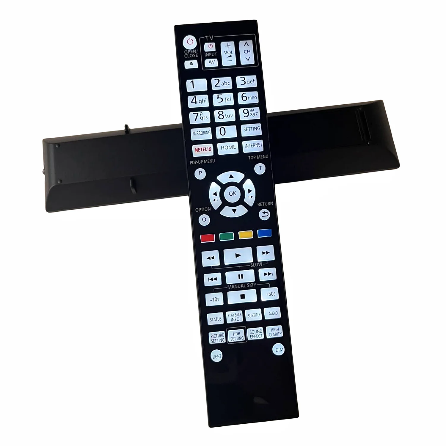 Telecomando Per Lettore Disco Blu-Ray Panasonic 4K Dp-Ub154 Dmp-Ub400 Dp-Ub450 Dp-Ub159 Dp-Ub150 Dp-Ub820 Dp-Ub824