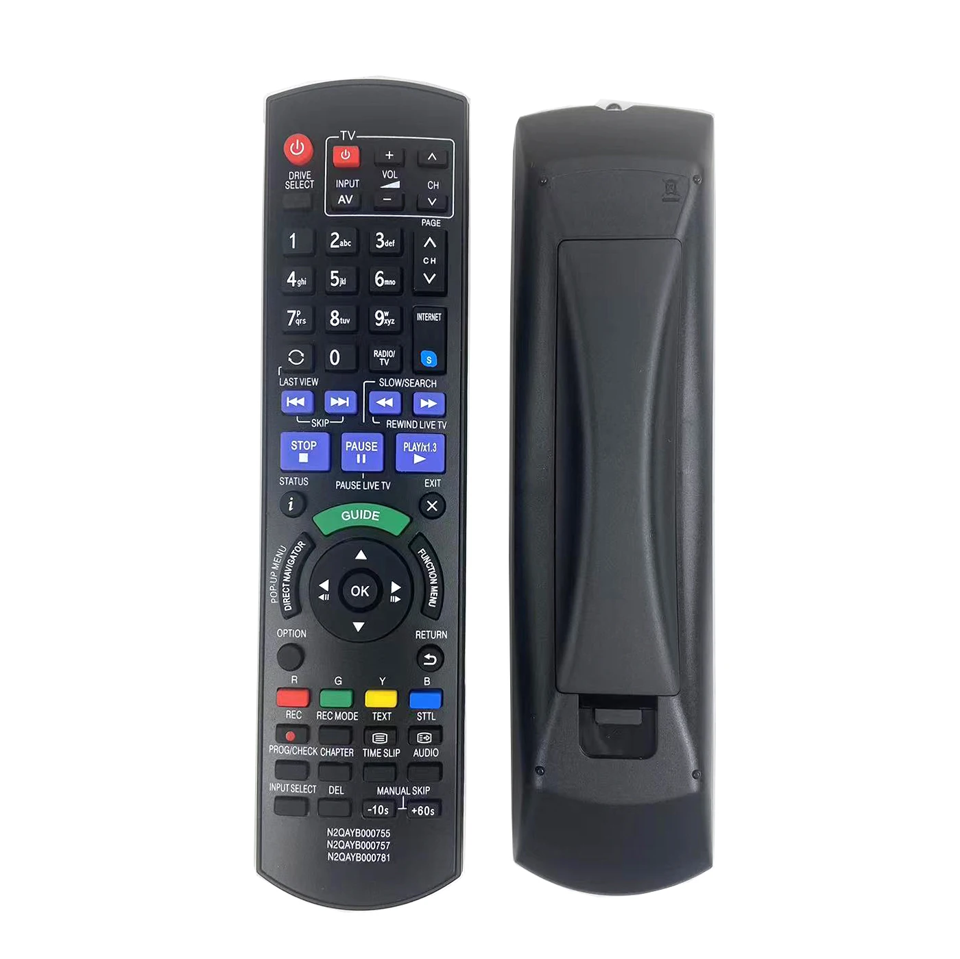 Telecomando Muslimex Per Panasonic Dmr-Bwt720 Dmr-Bwt820 Dmr-Bwt730 Dmr-Bwt945 Dmr-Bwt835 Registratore Dvd Con Disco Blu-Ray