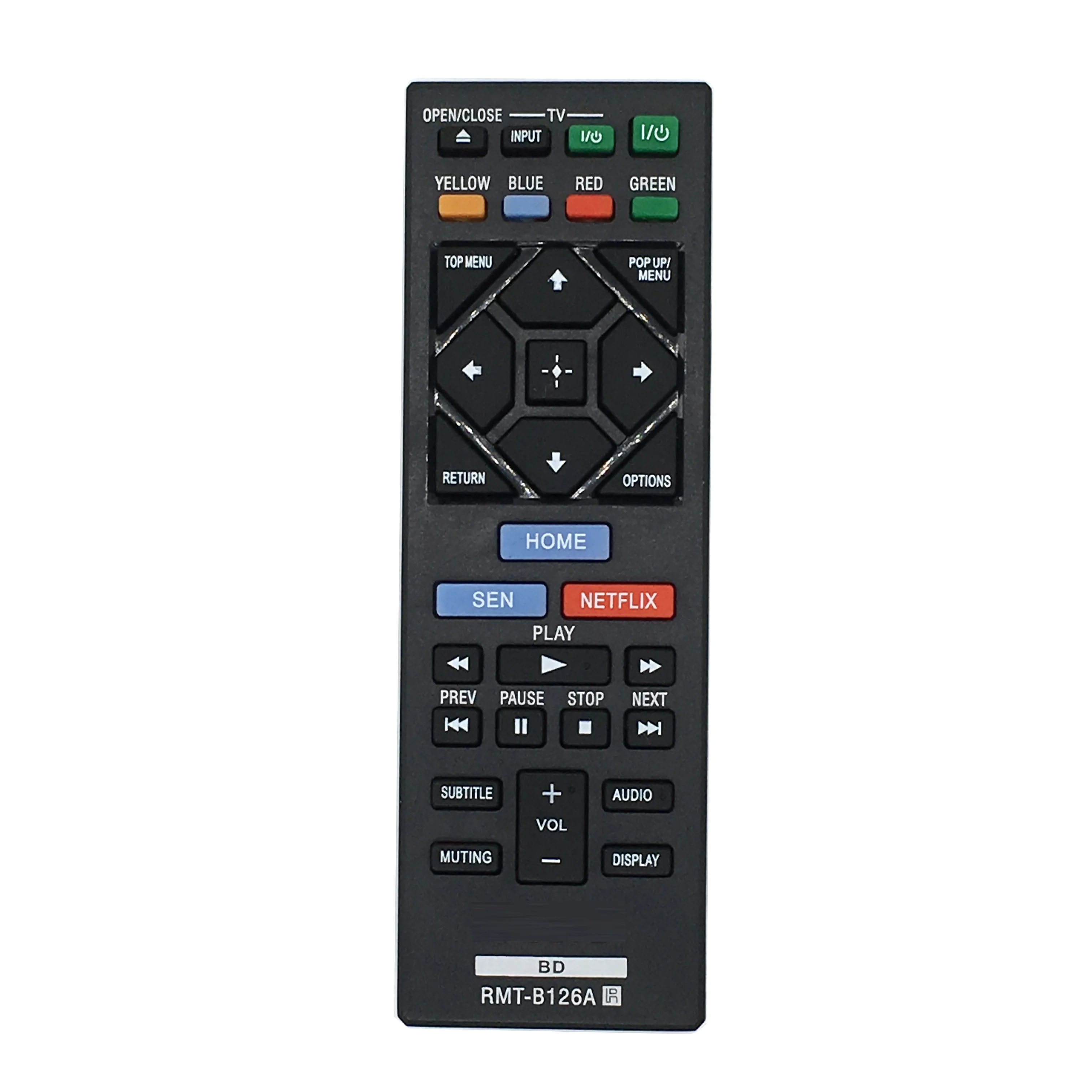 Per Sony Blu-Ray Dvd Remote Per Rmt-B126A Bdp-Bx120 Bdp-Bx320 Bdp-Bx3200 Bdp-Bx520 Bdp-Bx620 Bdp-S1200 Bdp-S2200 Rmt-Vb100U R083