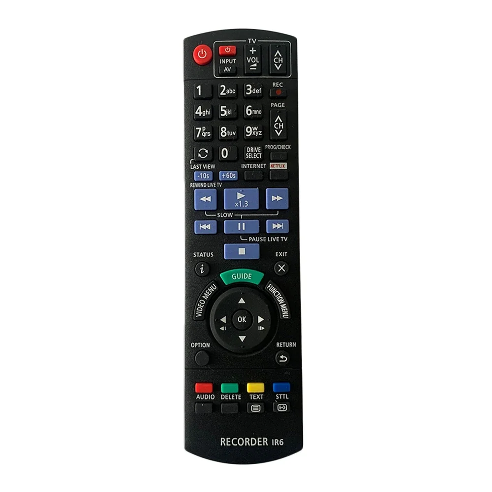 Telecomando Adatto Per Lettore Registratore Dvd Blu-Ray Panasonic Dmr-Hwt260Gn Dmr-Pwt560 Dmr-Bst755Eg Dmr-Bwt850 Dmr-Bst855Eg