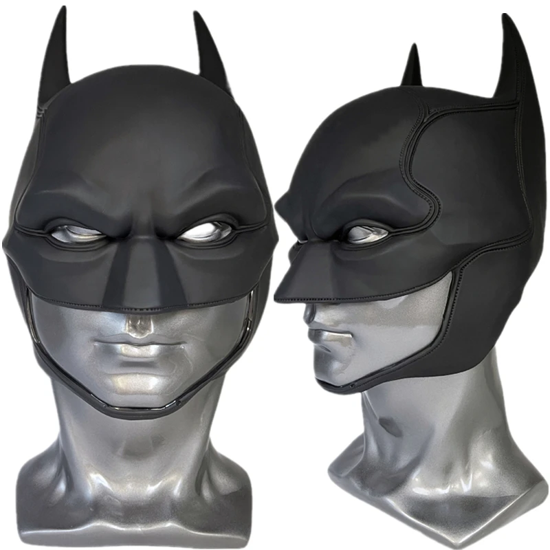 Film Supereroe Bruce Wayne Costume Cosplay Pvc Maschera In Lattice Casco Halloween Unisex Prop