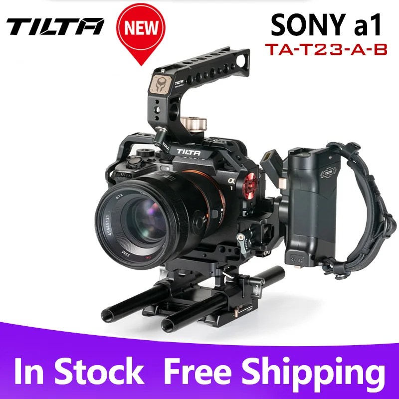 Tilta Sony A1 Kit Gabbia Per Fotocamera Per Sony A7S3/A73/A7R3/A7R4 Body Surround Tactical Suit Leggero Antigraffio