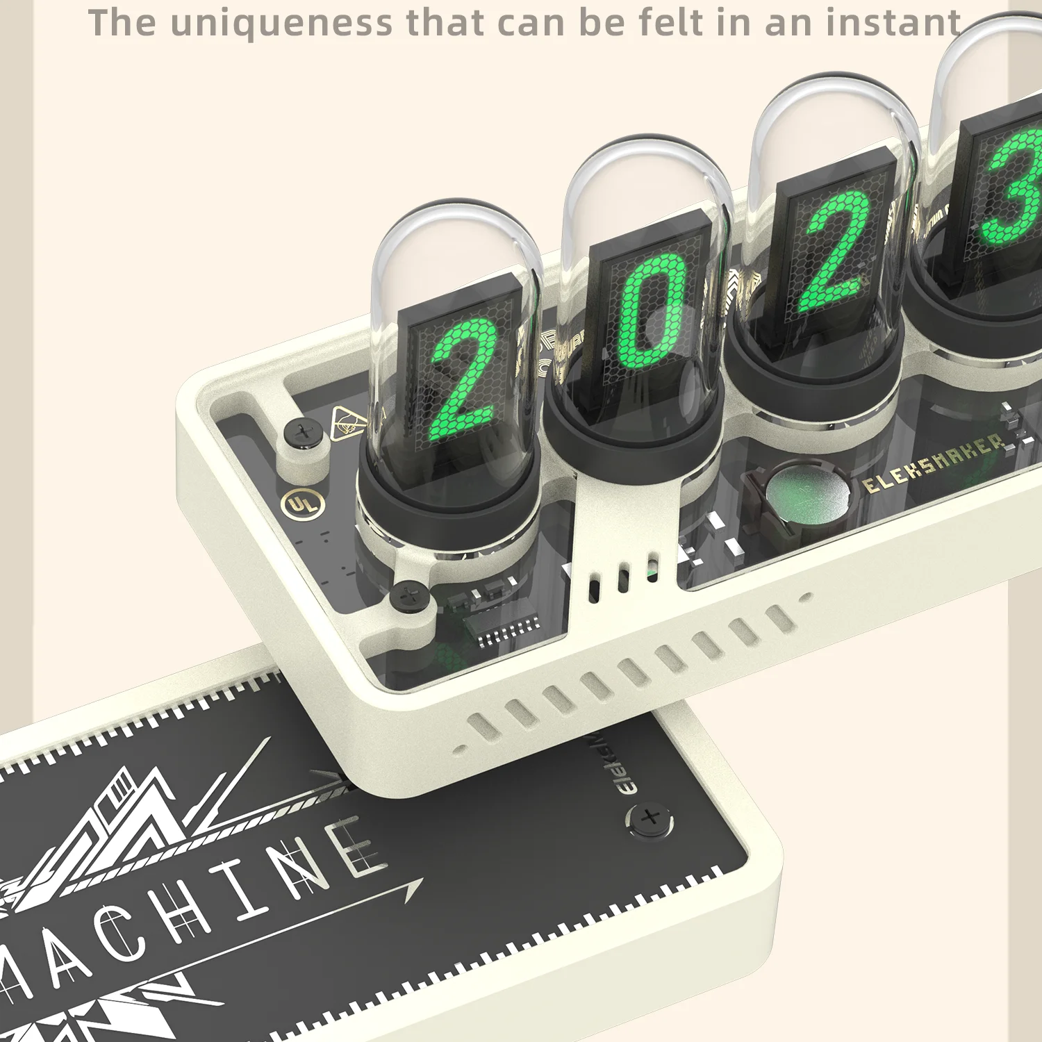 Eleksker Elekstube Ips Pr1 Pr2 6-Bit Ips Retro Glow Analogico Nixie Tube Elekstube Clock