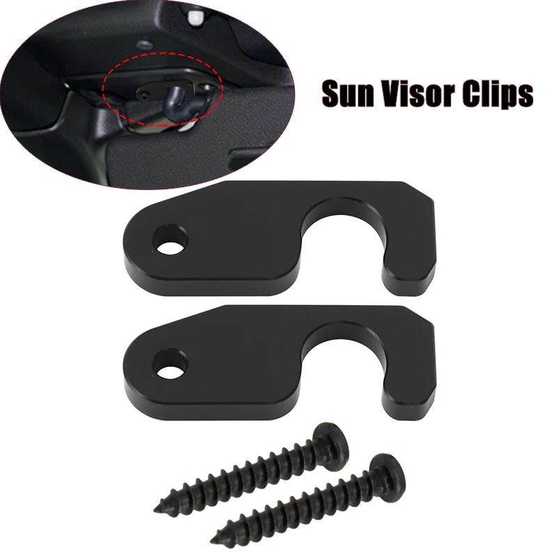 Per Jeep Wrangler Jk 2018 2019 2020 2021 Clip Per Visiera Parasole Per Jeep Più Recente Jk Jl Jt Gladiator Con Viti