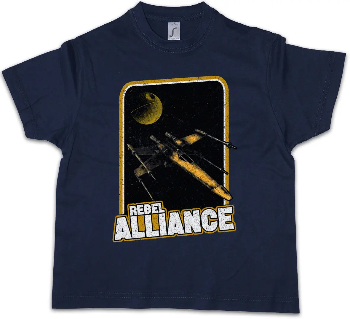 T-Shirt Rebel Alliance Kids Boys-X Red Star Empire Five Wars Wing Skywalker