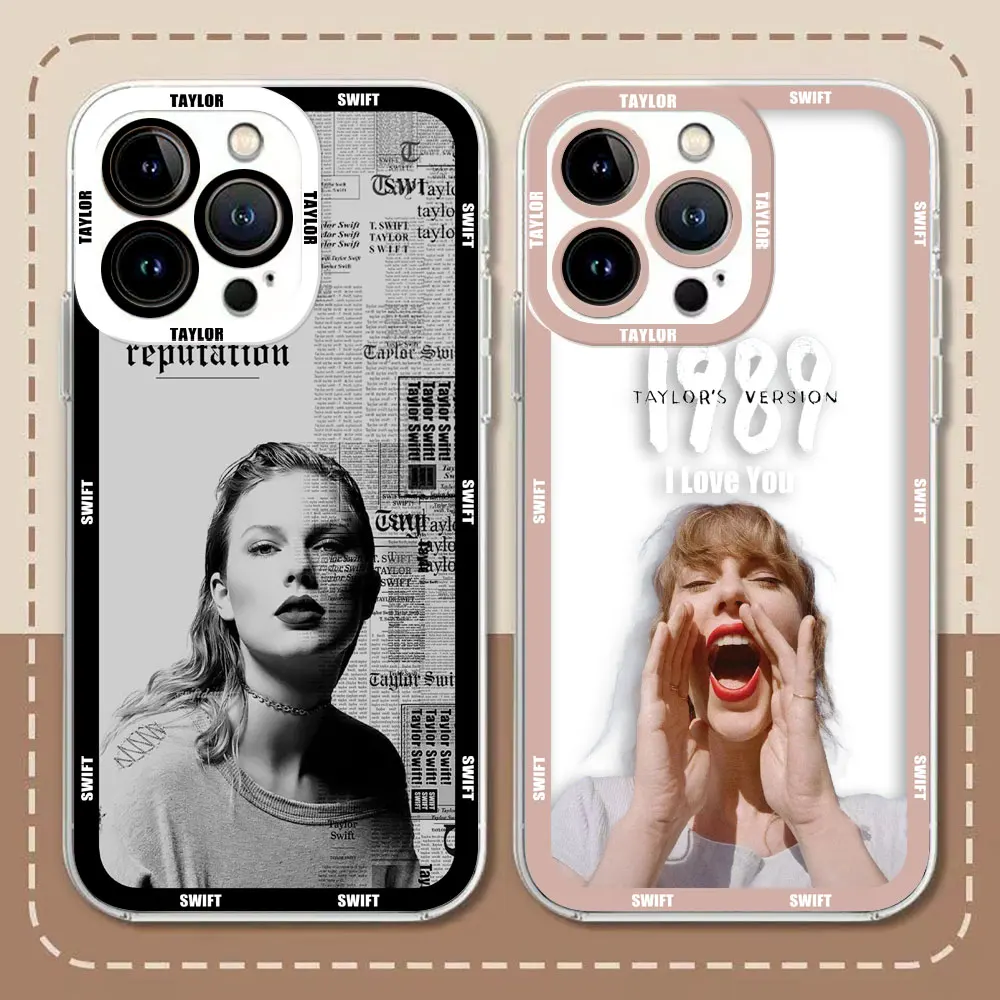 Singer T-Taylor S-Swift Custodia Trasparente Per Telefono Per Infinix Hot 30 30I 20 20I 20 S 9 12 12I 11 11S 10 10I 10S 8 Zero 20 Spark 10 Case