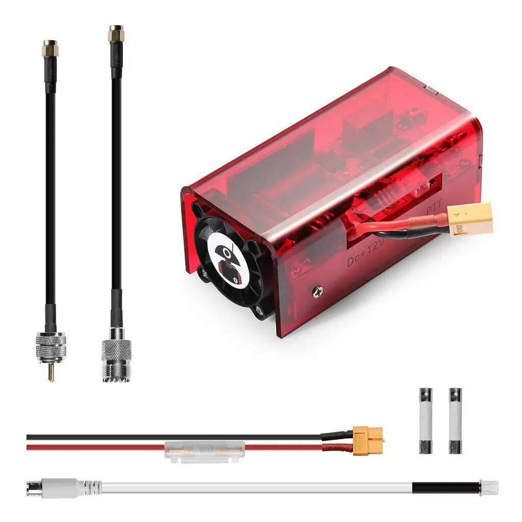 Pax100 Amplificatore Di Potenza Rf 100W Amp Portatile Per Xiegu G90 G90S X5105 Ptt Icom Ic-705