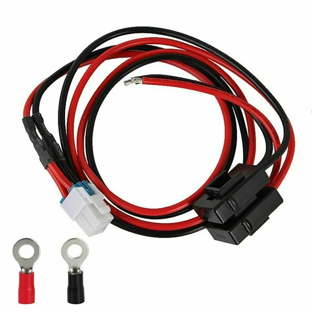 3.28Ft/1M 12 ~ 14V 4 Pin 12Awg 30A Fusibile A Lama Cavo Di Alimentazione Cc Per Yaesu Ft-450D Ft-950 Ft-891 Ft-991 Ftdx-1200 Ftdx-3000