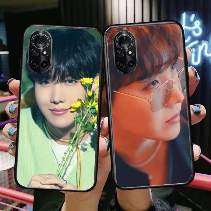 Custodia Per Smartphone J-Hope Jin Per Honor 90 70 50 20 7S X9 X8 X7 Magic 4 3 Pro Cover Morbida Nera Per Telefono Funda
