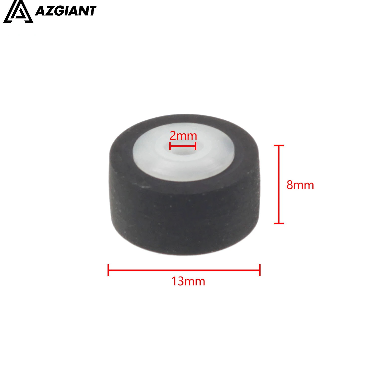 13X8X2Mm Cartuccia Audio Radio Movimento Pinch Roller Registratore A Nastro Pressione Cassetta Puleggia Per Sony Player Stereo Technics