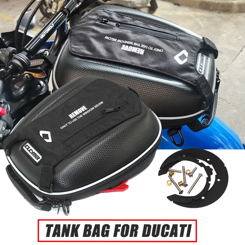 Borsa Serbatoio Carburante Moto Per New Ducati Supersport 950 S 950 S Monster 1200 1200S 1200R 821 Stripes S R St2 St4 Fast Lock Bags