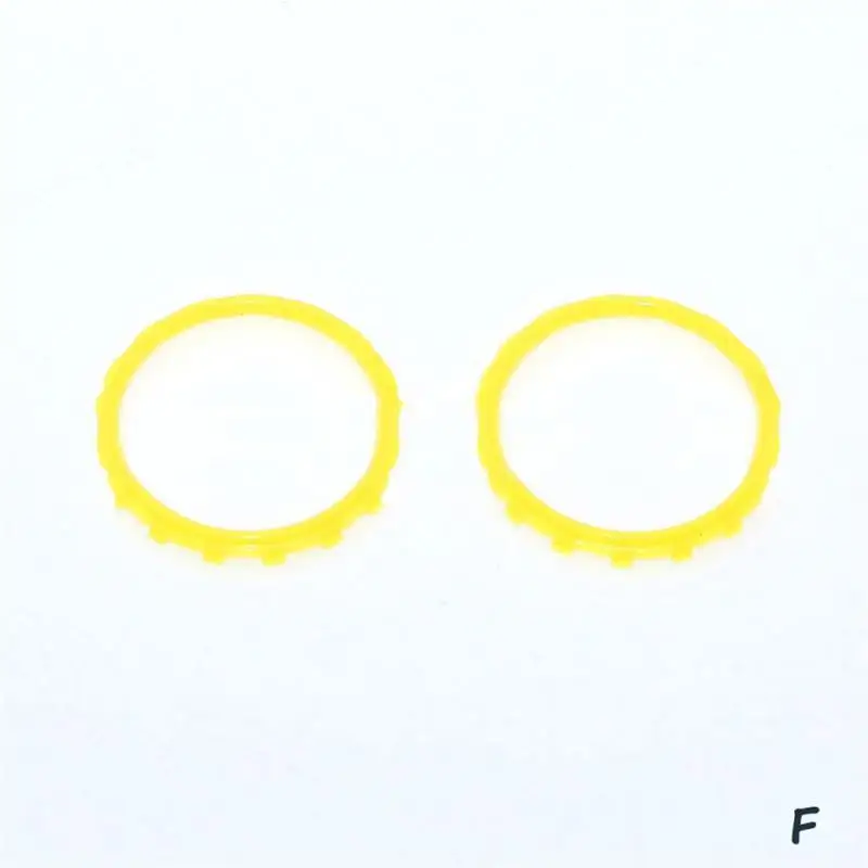 Chrome Custom Thumbstick Circle Accent Rings Compatibile Controller Microsoft- One Elite-Sostituzione Riparazione Xone E