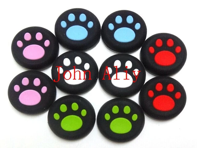 Brand New Ps4 Caso Della Copertura Della Pelle Del Silicone Joystick Cap Cat Zampe Per Ps4 Playstation 4 Ps4 Controller Wireless Per Xbox Un