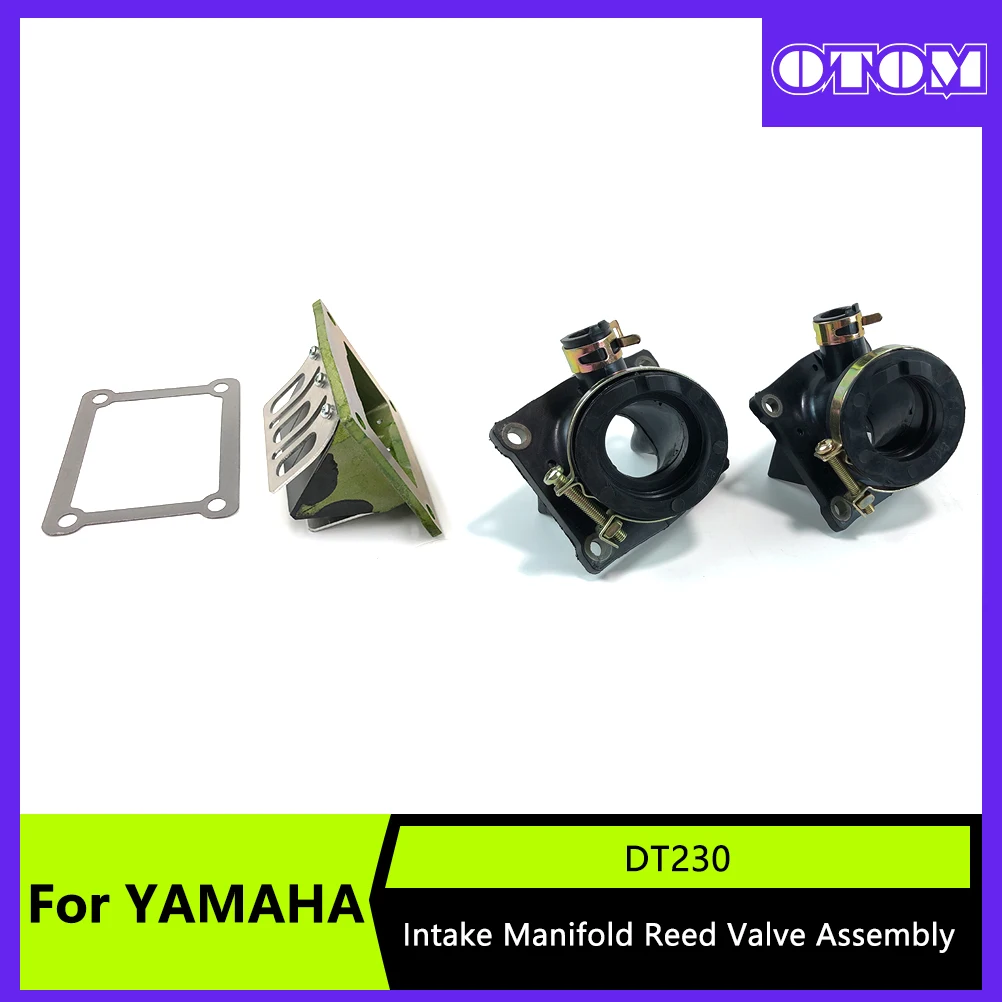 Otom 2-Stroke Moto Mt250 Valve Assy Scooters Collettore Di Aspirazione Reed Valve Assembly Per Yamaha Dt230 Dirt Pit Bike Off-Road
