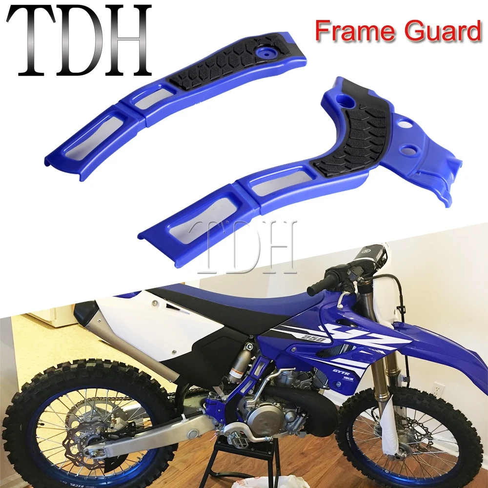 1 Paio Pit Dirt Bike Off Road Frame Protezioni Coperture Laterali Protector Per Yamaha Yz125 Yz250 Yz 250X Wr 125/250 2005-2022