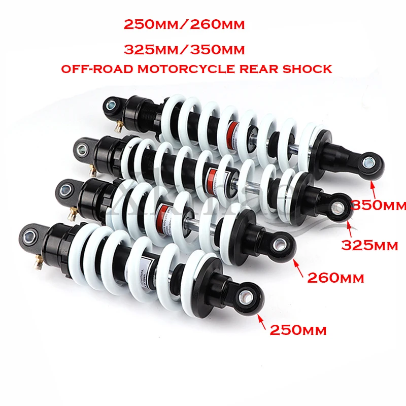 250/260/330/350Mm Smorzamento Regolabile Ammortizzatori Posteriori Ammortizzatore/Sospensione Per 110/125/140/150/160Cc Dirt Pit Bikes 1000Lbs