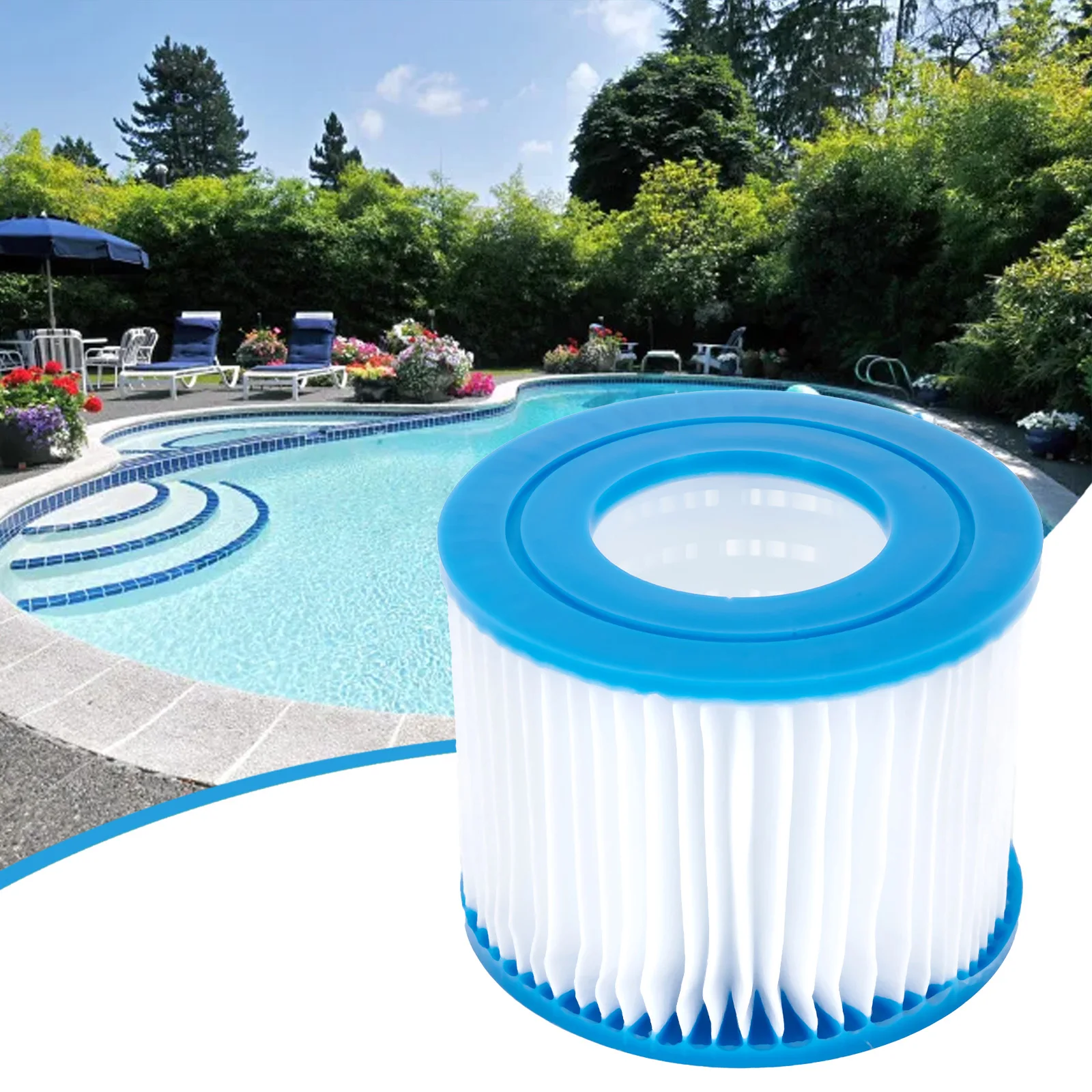 Swimmingpoolfilter Per Lay Z Lazy Hot Tub Spa Pool Miami Vegas Monaco Filtri A Cartuccia Vi 10X8X5Cm Accessori Di Ricambio