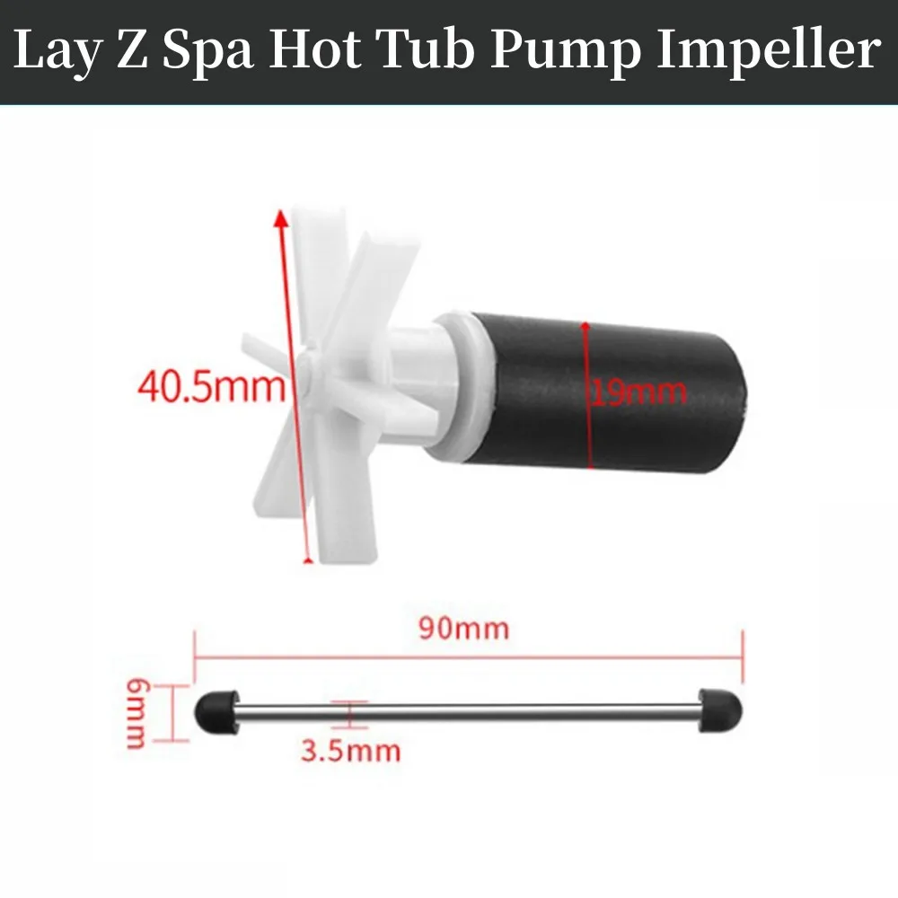 Lay Z Spa Pompa Per Vasca Idromassaggio Girante/Rotore E02 Fix Girante Per Pompa Dell'Acqua Silenzioso Mini Acquario Giardino Accessori Per Piscina Gi