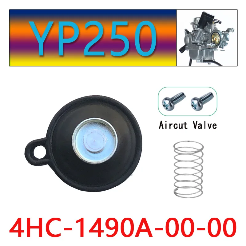 Valvola Aircut Per Yamaha Elegance Yp250 Yp250A Vp300 Set Diaframma Carburatore Skyliner Kit Di Riparazione