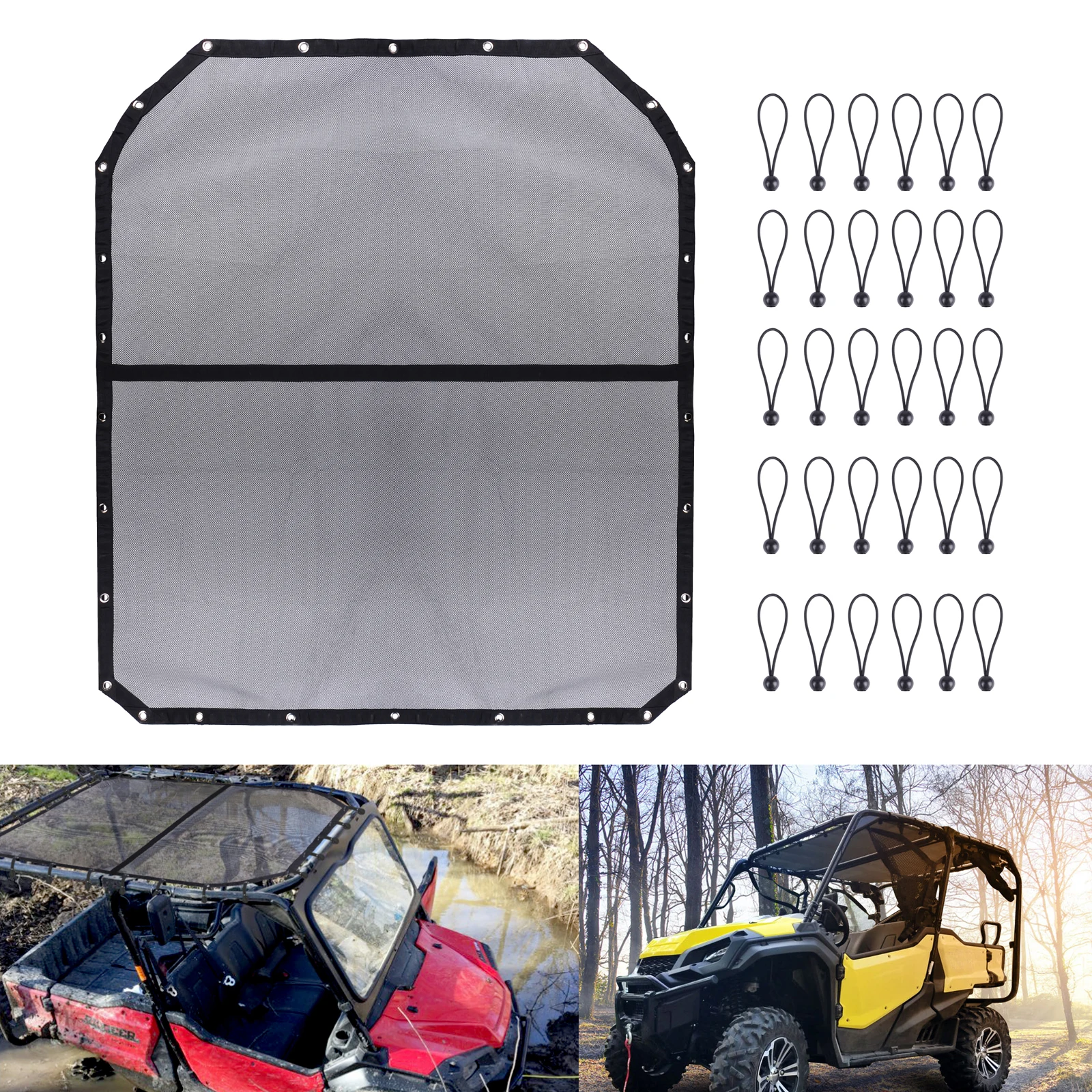 Utv Parasole Superiore Tetti Morbidi Copertura Uv Blocker Moto Atv Accessori Per Honda Pioneer Serie 1000 Honda Pioneer 1000-5