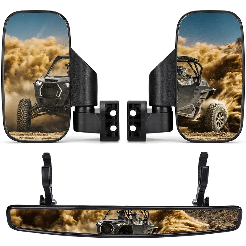 Utv Specchietto Retrovisore Specchietti Centrali Set 1.75 "Roll Cage Per Yamaha Rhino Yxz Polaris Rzr 800 900 1000 Turbo Pro Xp Honda Pioneer