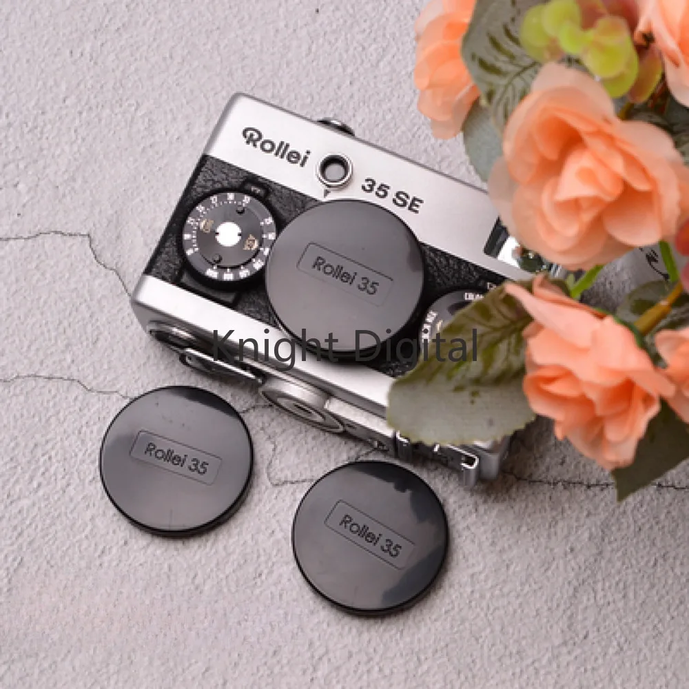 Per Fotocamera Rollei 35 35S Nuovo Copriobiettivo Copriobiettivo In Plastica Antipolvere