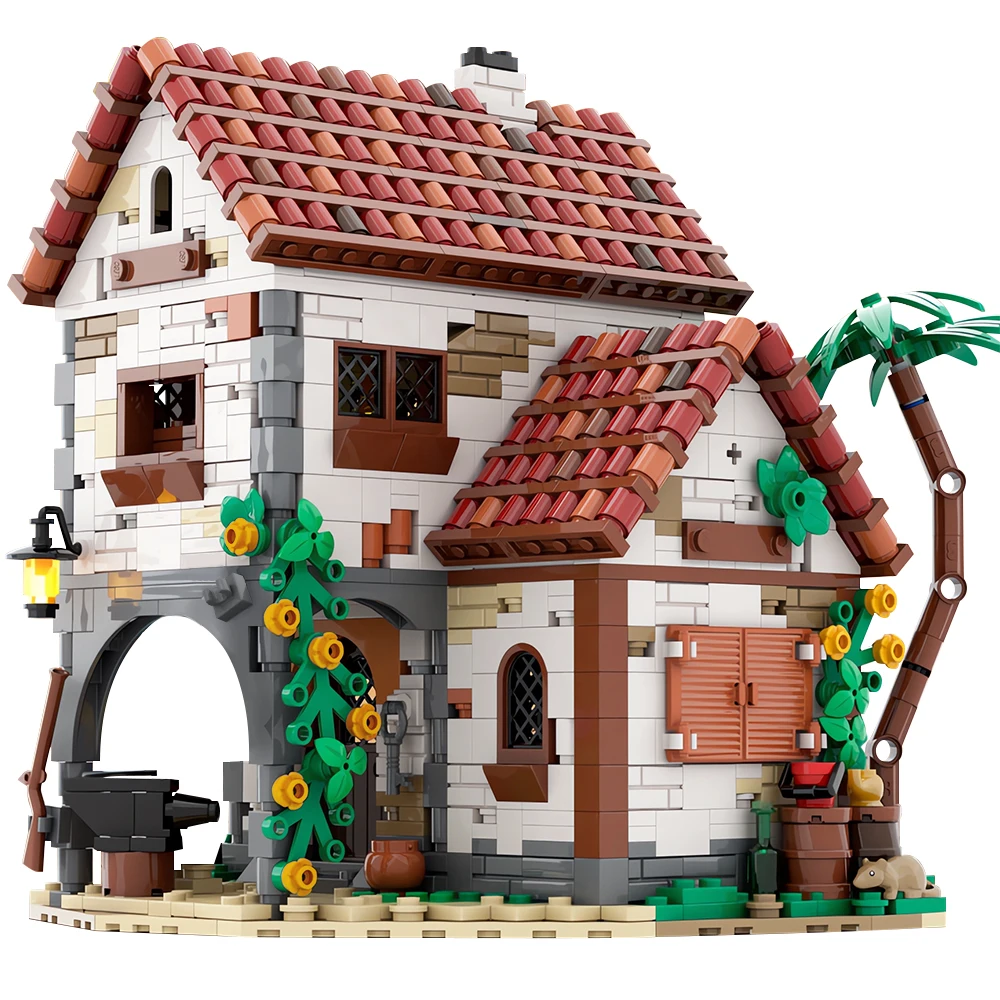 Moc Pirates Blacksmiths Imperial Outpost Remake Pirates Island Building Blocks Eldorados Fortezza Imperi Soldier House Bricks