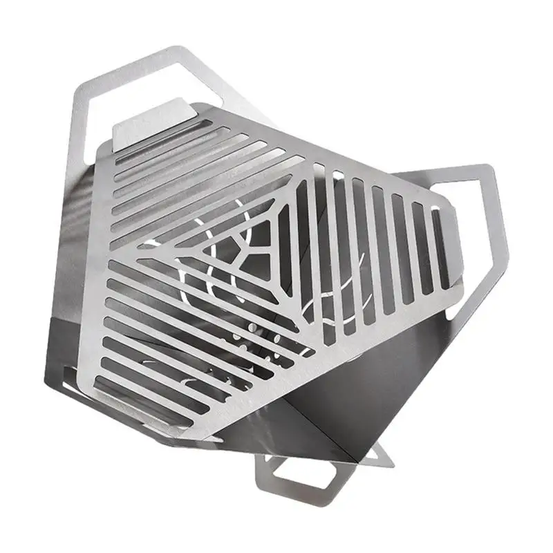 Outdoor Campfire Grill Fornello Rimovibile Mini Bbq Cooking Grill Portatile Lotus Barbecue Grill Per Cucinare Barbecue Campeggio Picnic