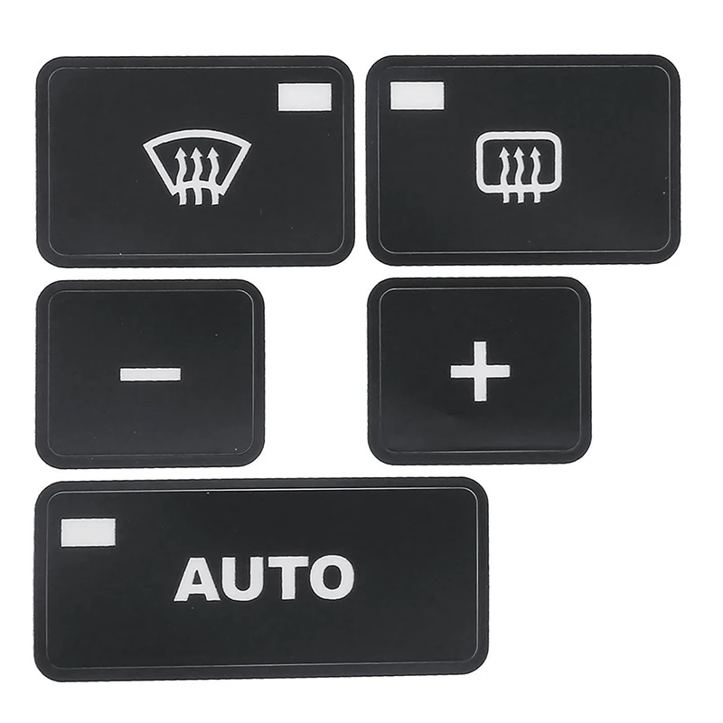 Cruscotto A/C Pulsante Kit Di Riparazione Adesivi Accessorio Per Auto Dash Climate Control Switch Sticker Decalcomanie Per Audi A3 8P 2003-2012